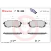 Image de Jeu de plaquettes de frein BREMBO P 79 030, avant