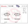 Image de Jeu de plaquettes de frein BREMBO P 06 086, avant