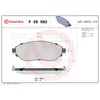 Image de Jeu de plaquettes de frein BREMBO P 59 082, avant