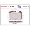 Image de Jeu de plaquettes de frein BREMBO P 50 120, avant