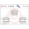 Image de Jeu de plaquettes de frein BREMBO P 56 099