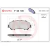 Image de Jeu de plaquettes de frein BREMBO P 56 100, avant