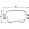 Image de Jeu de plaquettes de frein BREMBO P 85 140