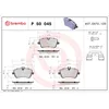 Image de Jeu de plaquettes de frein BREMBO Xtra P 50 045X, avant