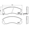 Image de Jeu de plaquettes de frein BREMBO Xtra P 54 017X, avant