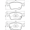 Image de Jeu de plaquettes de frein BREMBO P 24 218, avant