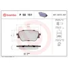 Image de Jeu de plaquettes de frein BREMBO P 50 151