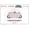 Image de Jeu de plaquettes de frein BREMBO P 65 043
