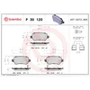Image de Jeu de plaquettes de frein BREMBO P 30 120, arrière