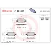 Image de Jeu de plaquettes de frein BREMBO P 09 027