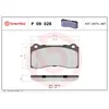 Image de Jeu de plaquettes de frein BREMBO P 09 028, avant