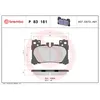Image de Jeu de plaquettes de frein, frein à disque BREMBO P 83 181