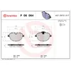 Image de Jeu de plaquettes de frein BREMBO Xtra P 06 064X, arrière