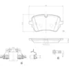 Image de Jeu de plaquettes de frein BREMBO P 85 190