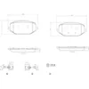 Image de Jeu de plaquettes de frein BREMBO P 61 142
