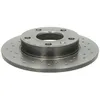 Image de Disque de frein BREMBO 0891361X arrière, perforé, perforé, plein, 1 pièce