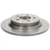 Image de Disque de frein BREMBO 0877651X arrière, perforé, perforé, plein, 1 pièce