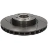 Image de Disque de frein BREMBO 09A75221 avant, ventilé, rainuré, à haute teneur en carbone, 1 pièce