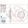 Image de Disque de frein BREMBO 09C37711 avant, ventilé, à haute teneur en carbone, 1 pièce