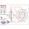 Image de Disque de frein BREMBO XTRA LINE BREMBO 09.A417.1X, 1 pièce