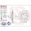 Image de Disque de frein BREMBO XTRA LINE BREMBO 09.5457.3X, 1 pièce