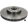 Image de Disque de frein BREMBO 09C89611 avant, ventilé, à haute teneur en carbone, 1 pièce