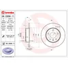 Image de Disque de frein BREMBO 08C65611 arrière, plein, 1 pièce