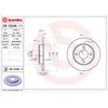 Image de Disque de frein BREMBO 08D24811 arrière, plein, 1 pièce