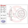Image de Disque de frein BREMBO 08D75711 arrière, plein, 1 pièce