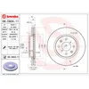 Image de Disque de frein BREMBO 09C93411 avant, ventilé, 1 pièce