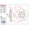 Image de Disque de frein BREMBO 09D25011 avant, ventilé, à haute teneur en carbone, 1 pièce
