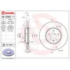 Image de Disque de frein BREMBO 09D39211 avant, ventilé, 1 pièce