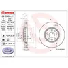 Image de Disque de frein BREMBO 09D50911 avant, ventilé, à haute teneur en carbone, 1 pièce