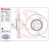 Image de Disque de frein BREMBO 09D72511 avant, ventilé, à haute teneur en carbone, 1 pièce