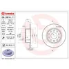 Image de Disque de frein BREMBO 08D61611 arrière, plein, 1 pièce