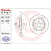 Image de Disque de frein BREMBO 08D41611 arrière, plein, 1 pièce