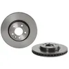Image de Disque de frein BREMBO 09C63611 avant, ventilé, à haute teneur en carbone, 1 pièce