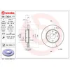Image de Disque de frein BREMBO 09C82411 avant, ventilé, 1 pièce