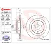 Image de Disque de frein BREMBO 09D69011 arrière, ventilé, 1 pièce