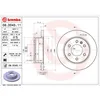 Image de Disque de frein BREMBO 08D04511 arrière, plein, à haute teneur en carbone, 1 pièce