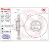 Image de Disque de frein BREMBO 09D89713 avant, ventilé, à haute teneur en carbone, 1 pièce