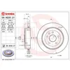 Image de Disque de frein BREMBO 09N23521 arrière, ventilé, 1 pièce