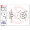 Image de Disque de frein BREMBO 08C64717 arrière, plein, 1 pièce