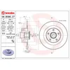 Image de Disque de frein BREMBO 08B39627 arrière, plein, 1 pièce