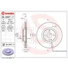 Image de Disque de frein BREMBO 09D30711 avant, ventilé, 1 pièce