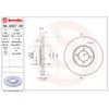 Image de Disque de frein BREMBO 08.2557.50, arrière, plein, 1 pièce