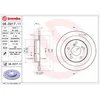 Image de Disque de frein BREMBO 08D21711 arrière, plein, 1 pièce