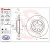 Image de Disque de frein BREMBO 09C51511 arrière, ventilé, à haute teneur en carbone, 1 pièce
