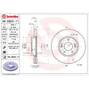 Image de Disque de frein BREMBO 09D62411 avant, ventilé, à haute teneur en carbone, 1 pièce