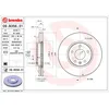 Image de Disque de frein BREMBO 09B35631 avant, ventilé, à haute teneur en carbone, 1 pièce